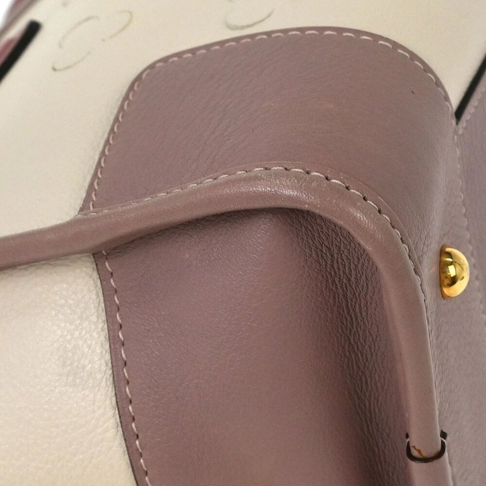 Loewe Off-white Perforated Leather Amazona 28 Handbag - Picture 3 of 10